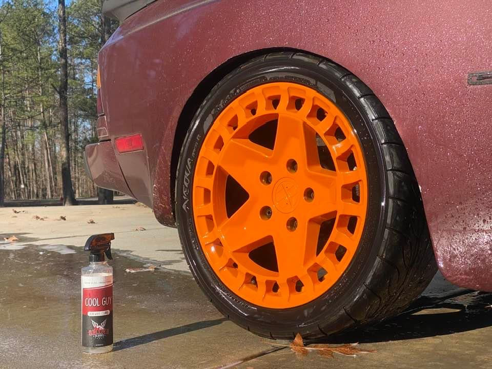 Porsche Wheel Cleaned with Cool Guy