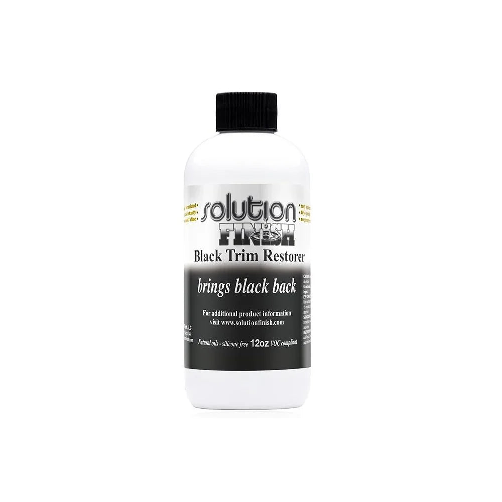 Solution Finish Black Trim Restorer bottle