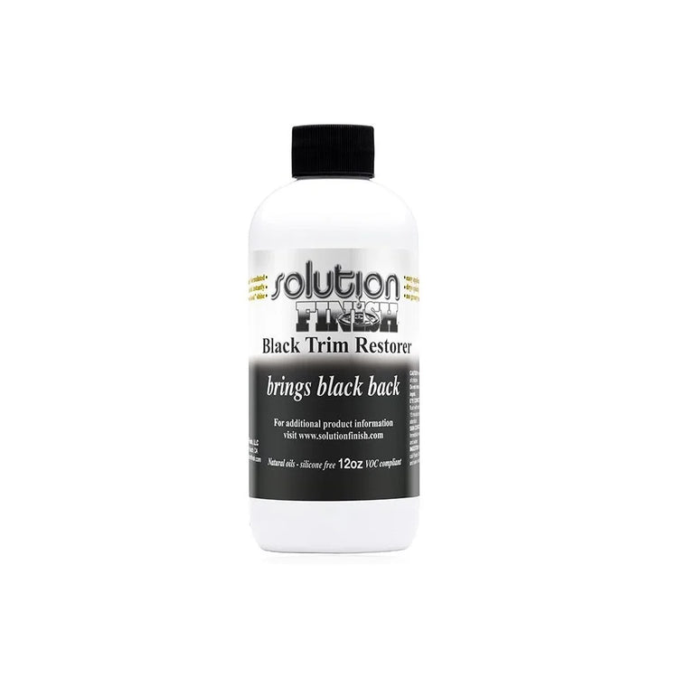 Solution Finish Black Trim Restorer bottle