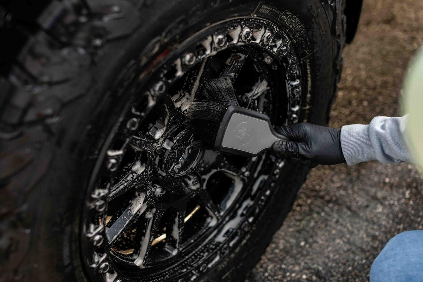 Detail Factory Gray Wheel Face Brush