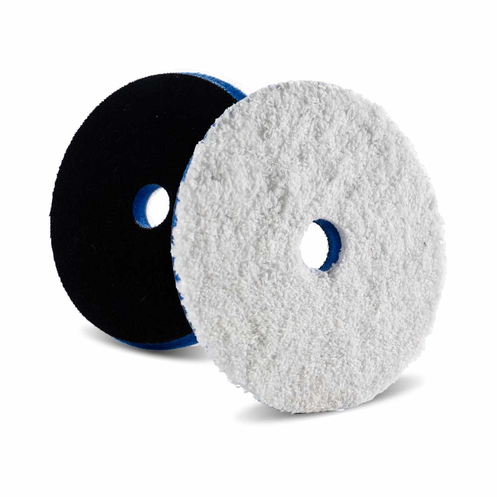 Heavy Cutting Fiber w/ Blue Foam Heavy Duty Orbital (HDO) Microfiber Pad - Lake Country (HDO-550F)