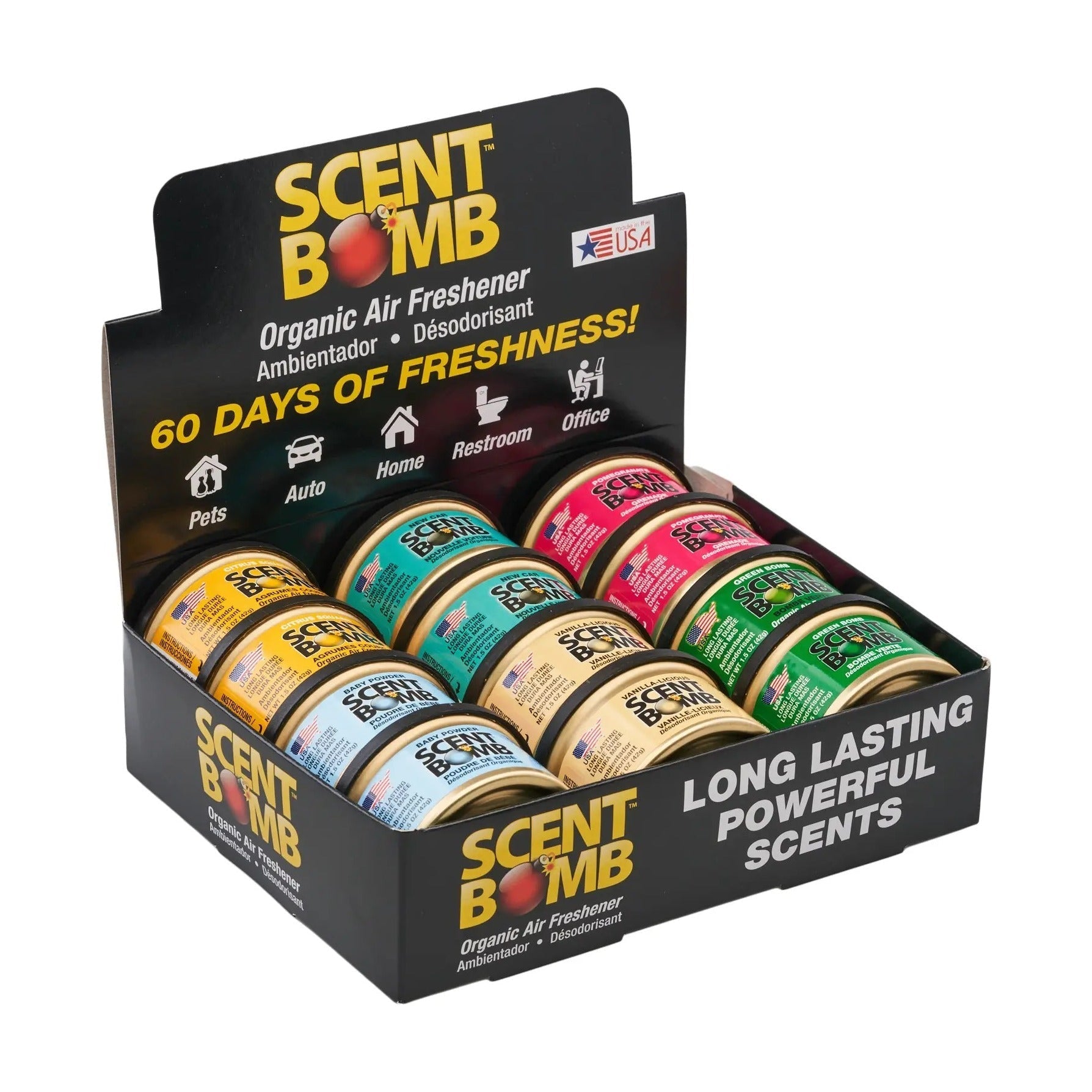 Scent Bomb Cans Case of 12