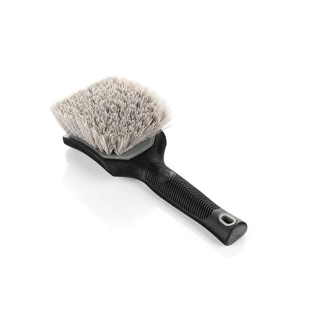 Detail Factory Tire Scrub Brush - Gray bristles close-up