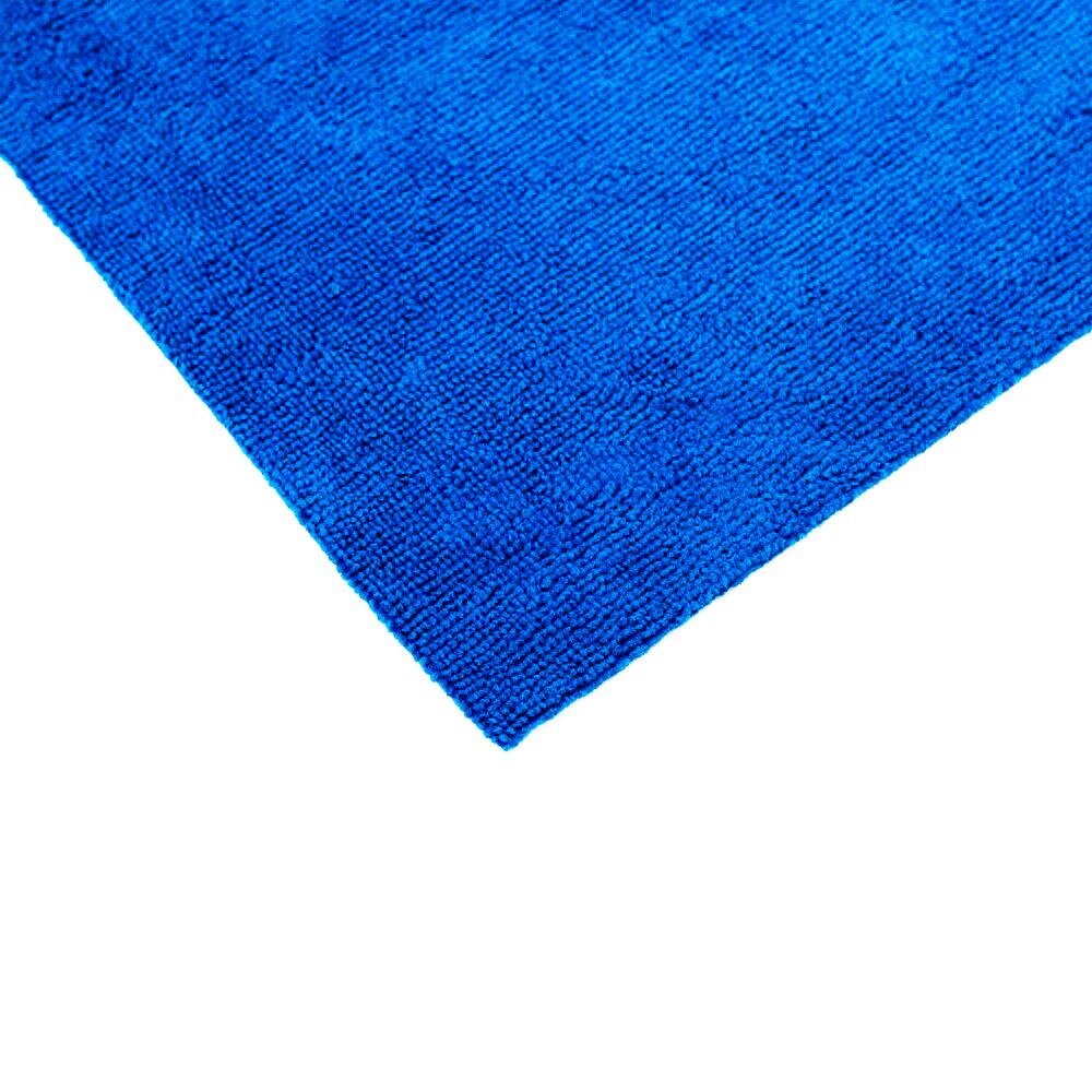 Edgeless 245 Royal Blue towel corner showing edgeless finish