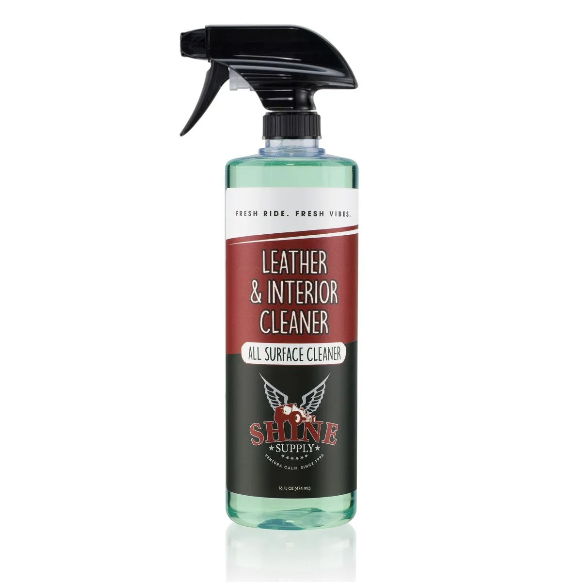 Shine Supply Leather and Interior Cleaner spray bottle