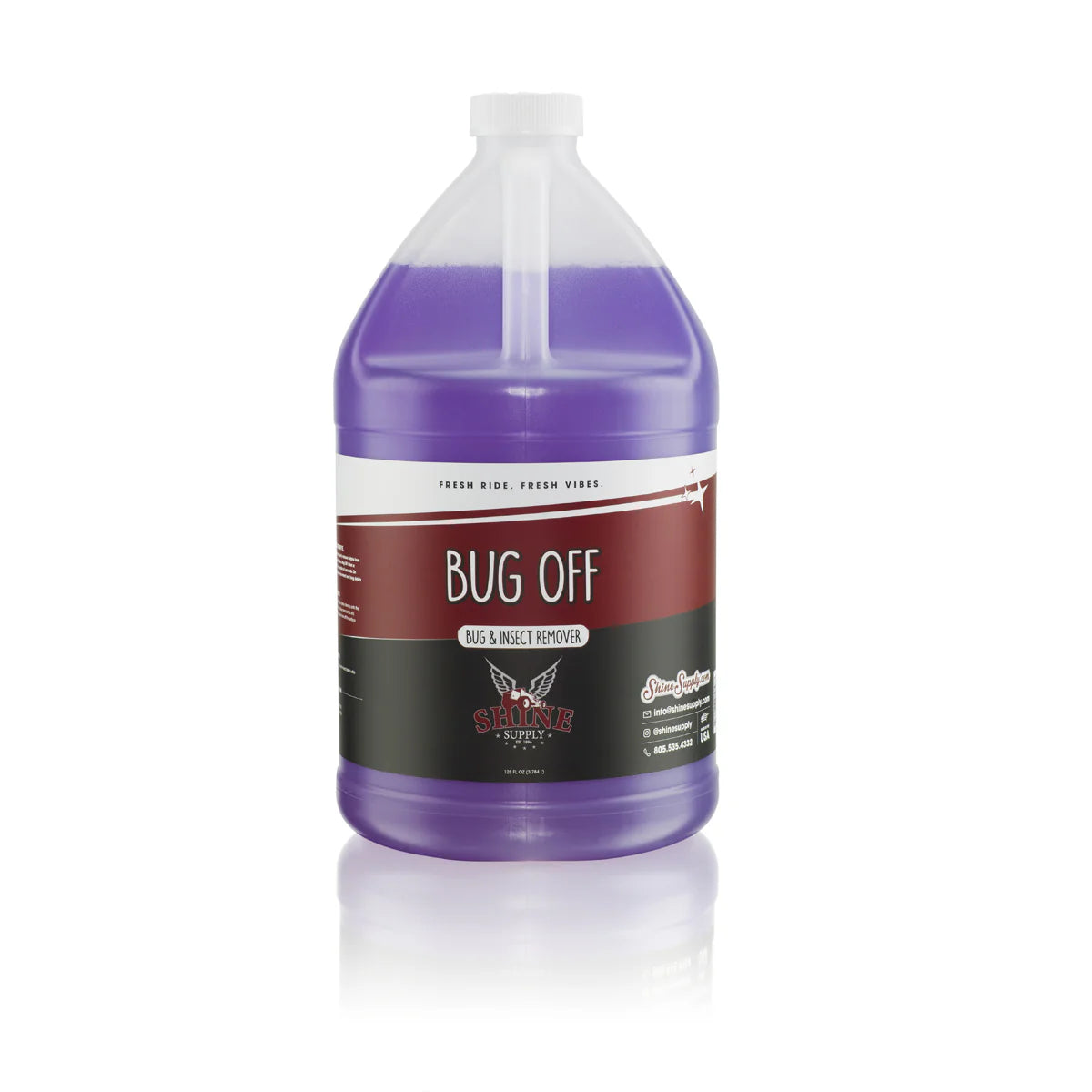 Shine Supply Bug Off bug and insect remover, 1 gallon jug