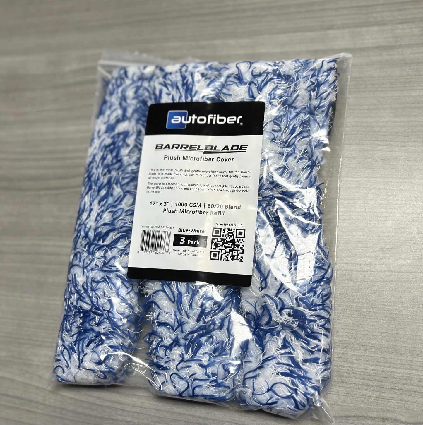 Barrel Blade Plush Microfiber Cover - 3 pack
