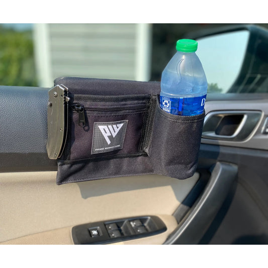 Armrest - with Cupholder - Black Canvas