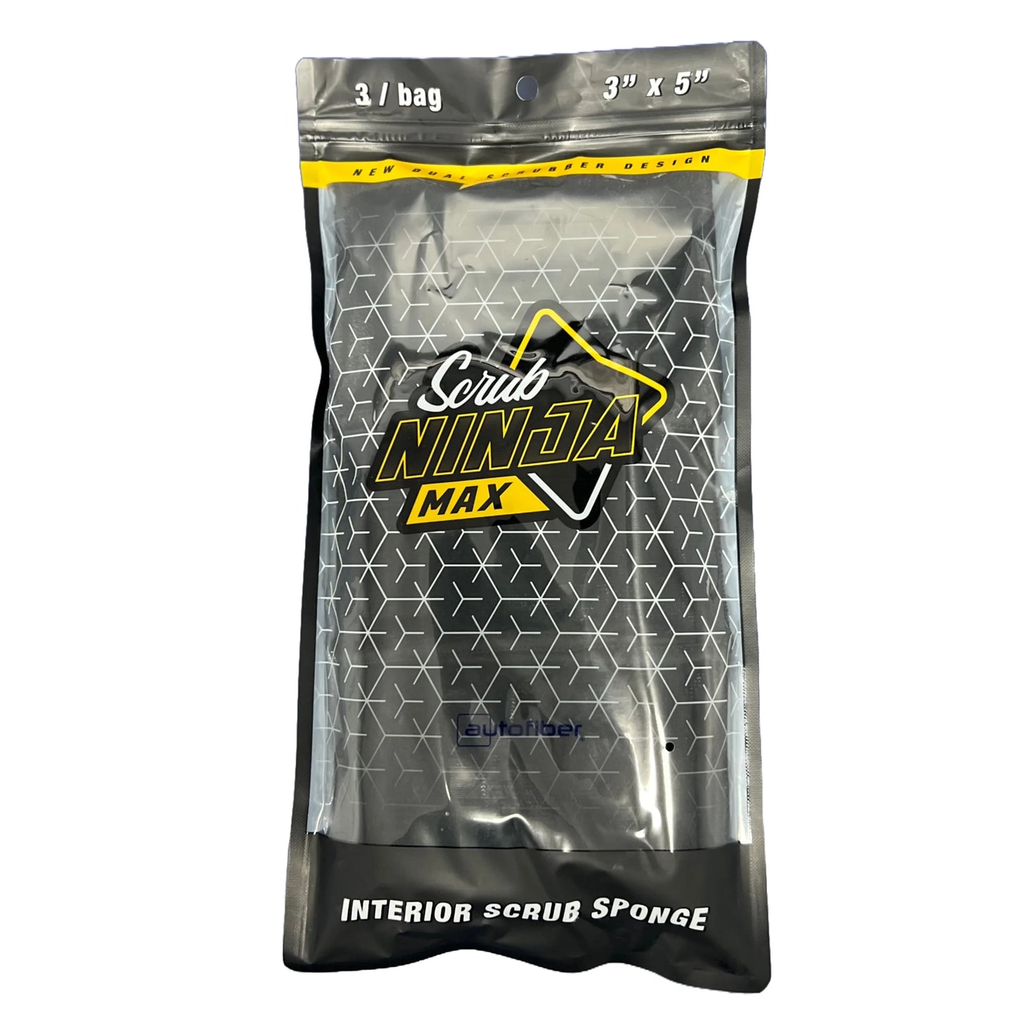 Autofiber Scrub Ninja Max - Double Sided Interior Scrubber 3 per bag