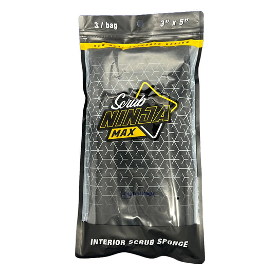 Autofiber Scrub Ninja Max - Double Sided Interior Scrubber 3 per bag