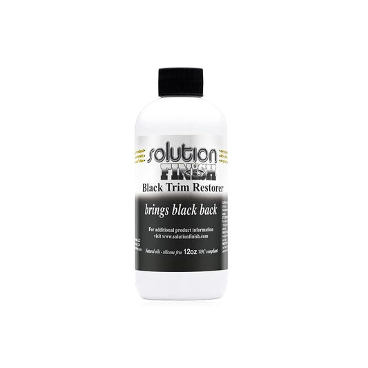 Solution Finish Black Trim Restorer 12 oz bottle