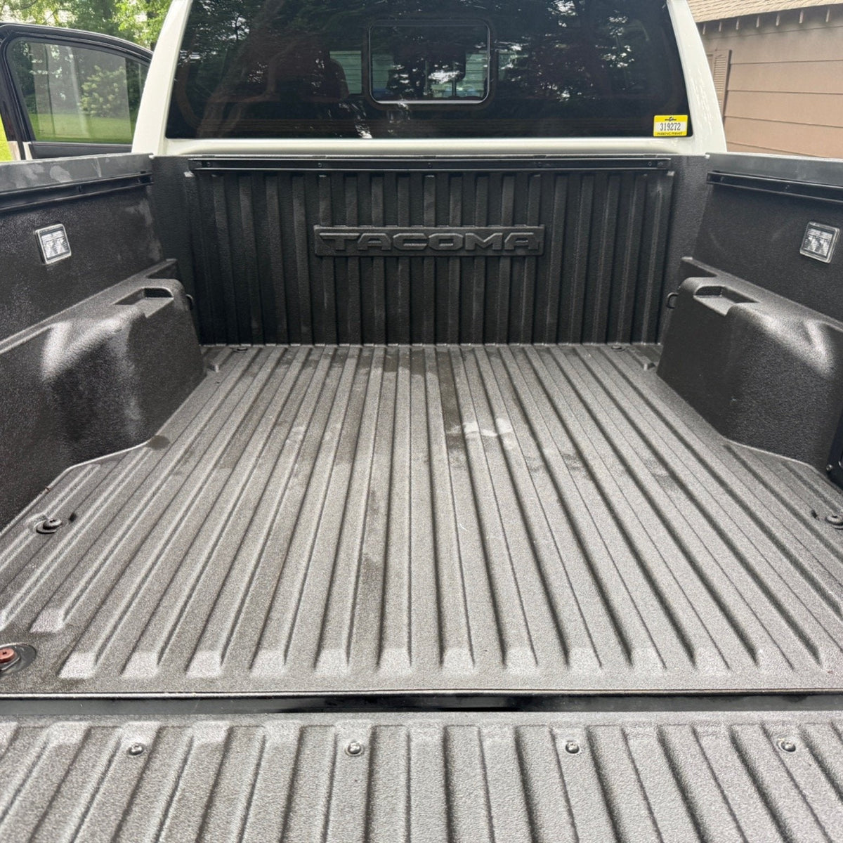Cleaned and restored Toyota Tacoma bed liner